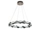 Kristály csillár - J6327/CH design LED függeszték (40W) távirányítható fényszín és fényerő
