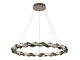 Kristály csillár - J6328/CH design LED függeszték (55W) távirányítható fényszín és fényerő