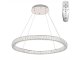 Kristály csillár - J6352/CH design LED függeszték (100W) távirányítható fényszín és fényerő