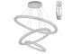 Kristály csillár - J6355/CH design LED függeszték (210W) távirányítható fényszín és fényerő