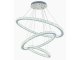 Kristály csillár - J6355/CH design LED függeszték (210W) távirányítható fényszín és fényerő