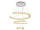 Mennyezeti LED design csillár: J6356/CH (100W) - kristály, Színhőmérséklet és fényerő szabályzás!