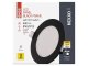 Nexxo: süllyeszthető, kerek LED panel, fekete keretes (120 mm) 7W - meleg+természetes fehér