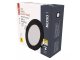 Nexxo: süllyeszthető, kerek LED panel, fekete keretes (120 mm) 7W - meleg+természetes fehér
