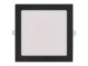 Nexxo: süllyeszthető, négyzet alakú LED panel, fekete (225 mm) 18W - meleg+természetes fehér