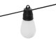 Smart LED napelemes fényfüzér, kültéri - színes filament izzókkal (30 db izzó, 13 méter, 1.3 Watt)