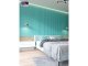 3D lamella falpanel, festhető és ütésálló poliuretán (200 cm x 24 cm) W 366