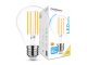 E27 LED izzó Retro filament (10W/360°) Körte - meleg fehér, dimmelhető
