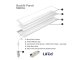 LED panel (1200 x 300mm) 36W - természetes fehér  UGR<19 (Backlite panel)
