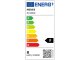 E27 LED lámpa (8W/160°) Kisgömb - hideg fehér