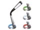 - JAMES asztali LED lámpa (8W) fekete-ezüst, állítható színhőmérséklet, USB töltő, RGB hangulatfény