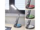 - JAMES asztali LED lámpa (8W) fekete-ezüst, állítható színhőmérséklet, USB töltő, RGB hangulatfény