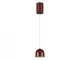 Design LED függeszték (8.5W), barna színű - meleg fehér