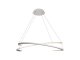 Design LED csillár (48W), fehér színű - meleg fehér, triac dimmelhető