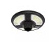 Szolár LED lámpafej mozgásérzékelős, távirányítós, időzíthető (7.5W/1000lm) hideg fehér