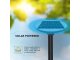 Szolár LED lámpafej mozgásérzékelős, távirányítós, időzíthető (7.5W/1000lm) hideg fehér