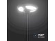 Szolár LED lámpafej mozgásérzékelős, távirányítós, időzíthető (7.5W/1000lm) hideg fehér