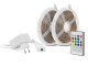 Magic RGB LED futófény 10 méter, adapterrel és 24 gombos vezérlővel, Smart + Wi-Fi
