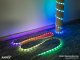 Magic RGB LED futófény 10 méter, adapterrel és 24 gombos vezérlővel, Smart + Wi-Fi