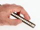 Type-D Barna - Alumínium U profil LED szalagos világításhoz 16x6 mm (Fekete PMMA búrával)