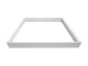 LED panel kiemelő, falonkívüli beépítőkeret (60x60x4.2cm) lapraszerelt, fehér
