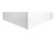 LED panel kiemelő, falonkívüli beépítőkeret (30x120x6.3cm) lapraszerelt, fehér
