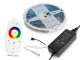 Magic RGB LED futófény 5 méter, adapterrel és érintésérzékeny vezérlővel (100+ program)