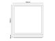 LED panel (595 x 595 mm) 30W - természetes fehér, 170+lm/W, backlite panel