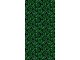 Öntapadós mintás tapéta - fekete, zöld levél mintával (49 cm szélesség)