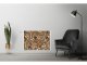 Soner mágneses radiátor takaró, rose gold háló mintával, 60x200 cm