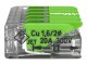 221 Wago Green Range új karos (csatos) vezeték összekötő, 5 x 4mm² vezeték nyílásos (25 db)
