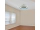 Mennyezeti ventilátor és LED lámpa, kék szegéllyel (7 lapát, 35W/CCT) távirányítóval