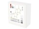 LED fényfüggöny csillagokkal (125x67 cm) meleg fehér, beltéri