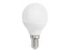 E14 LED lámpa (6W/160°) kisgömb - meleg fehér