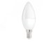 E14 LED lámpa (4W/200°) gyertya - hideg fehér