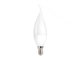 E14 LED lámpa (8W/160°) gyertya - meleg fehér