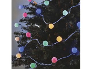 Mini gömb kültéri LED karácsonyi fényfüzér, időzítős (4m/40 LED) multicolor