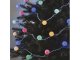 Mini gömb kültéri LED karácsonyi fényfüzér, időzítős (4m/40 LED) multicolor