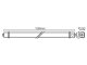 Mennyezeti por és páramentes IP65 LED lámpatest (36W) 120 cm, természetes fehér, 4000K, sorolható, mozgásérzékelős