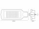 Utcai LED lámpa, dönthető (50W/5000lm) természetes fehér