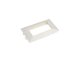 Szerelvényezhető kábelcsatornához szerelvénytartó, 4 modul (100x50 mm) fehér