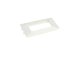 Szerelvényezhető kábelcsatornához szerelvénytartó, 6 modul (100x50 mm) fehér