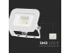 Pro-S LED reflektor, fehér ház (10W/115°) - meleg fehér, Samsung chip