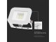 Pro-S LED reflektor, fehér ház (10W/115°) - meleg fehér, Samsung chip