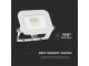Pro-S LED reflektor, fehér ház (10W/115°) - meleg fehér, Samsung chip