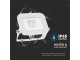 Pro-S LED reflektor, fehér ház (10W/115°) - meleg fehér, Samsung chip