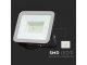 Pro-S LED reflektor, fekete ház (50W/115°) - hideg fehér, Samsung chip