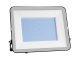 Pro-S LED reflektor, fekete ház (200W/115°) - természetes fehér, Samsung chip, 1 m vezetékkel
