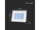 Pro-S LED reflektor, fekete ház (200W/115°) - természetes fehér, Samsung chip, 1 m vezetékkel