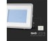 Pro-S LED reflektor, fekete ház (200W/115°) - természetes fehér, Samsung chip, 1 m vezetékkel